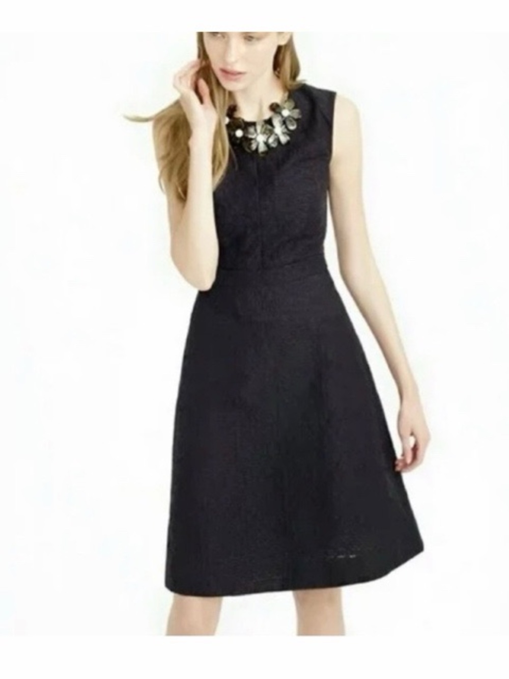 J.Crew Factory‎ Jacquard Fit And Flare Dress NWT
